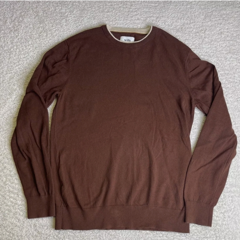 Men's Brown Sweater WILLS Size XL